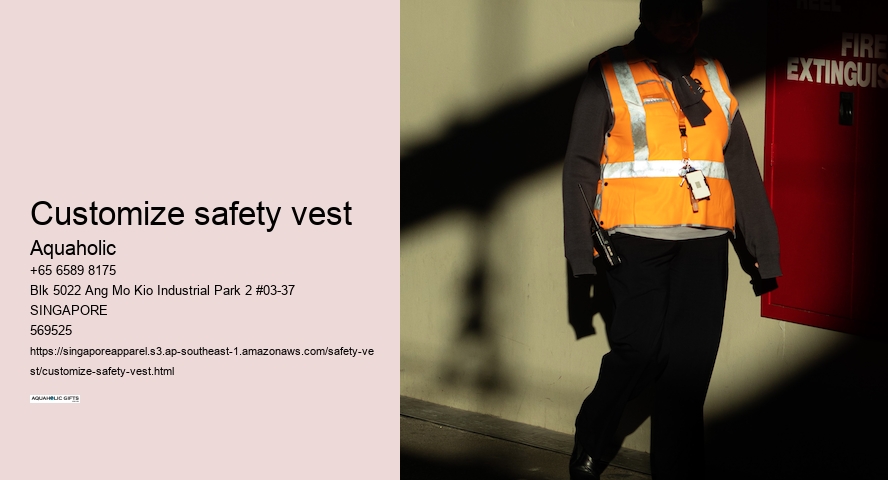 customize safety vest