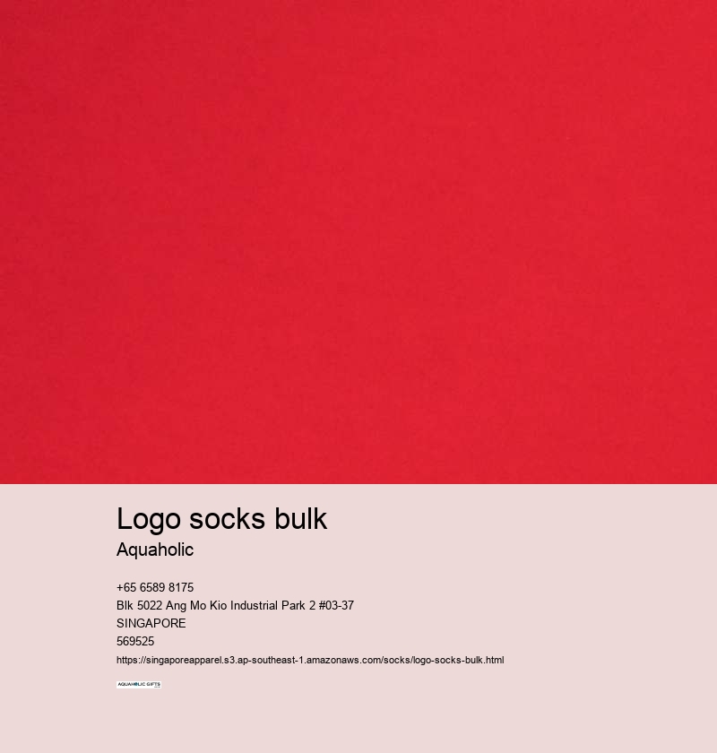 logo socks bulk